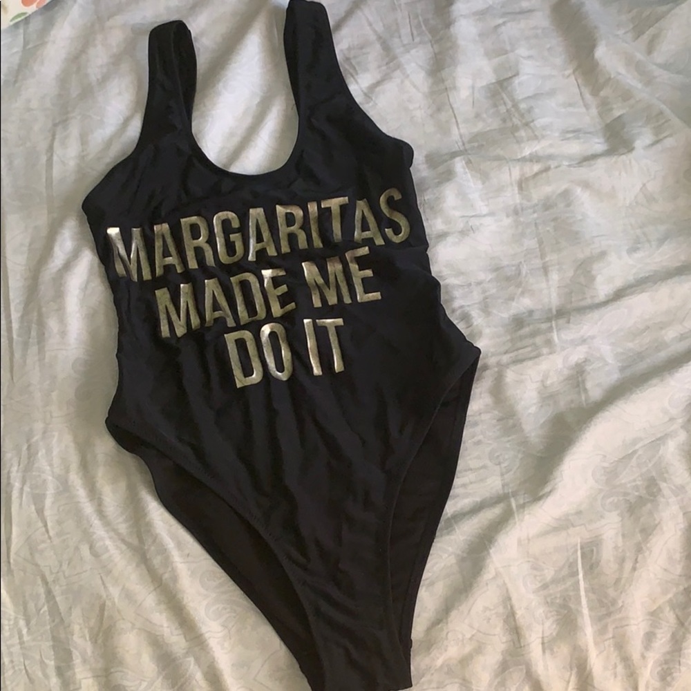 Misguided One piece swimsuit with a open back